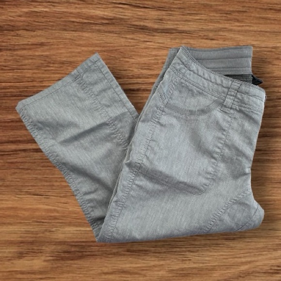 KUHL Pants Women's Birch Cabo Kapri Rib Knit Front Pockets Style 6407 Sz:6 - Picture 6 of 16